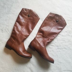 Merona Brown Faux Leather Riding Boots